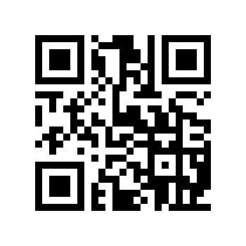 A qr code on a white backgroundDescription automatically generated